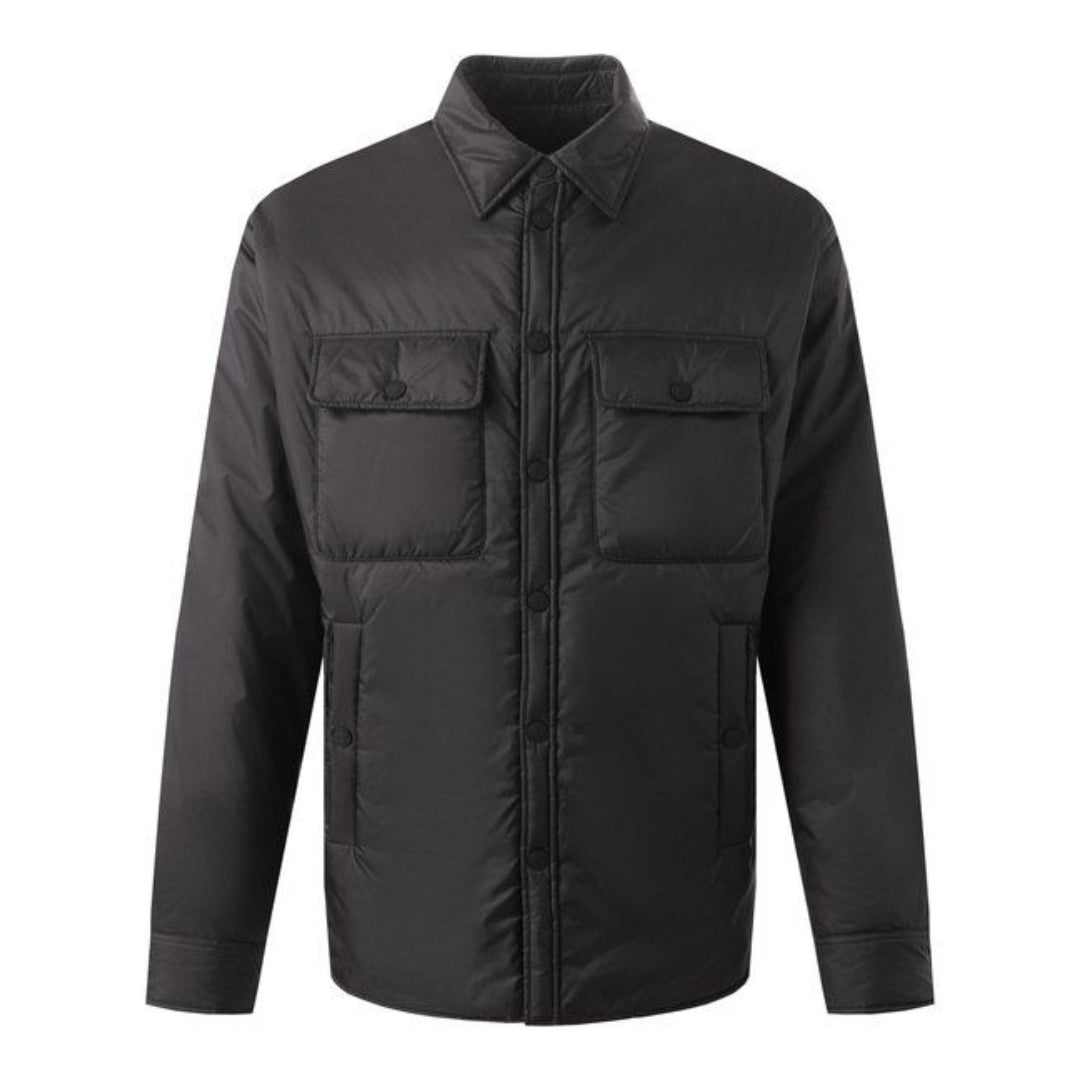 Dsquared2 Licht Gewatteerd Shirt Zwarte Jas