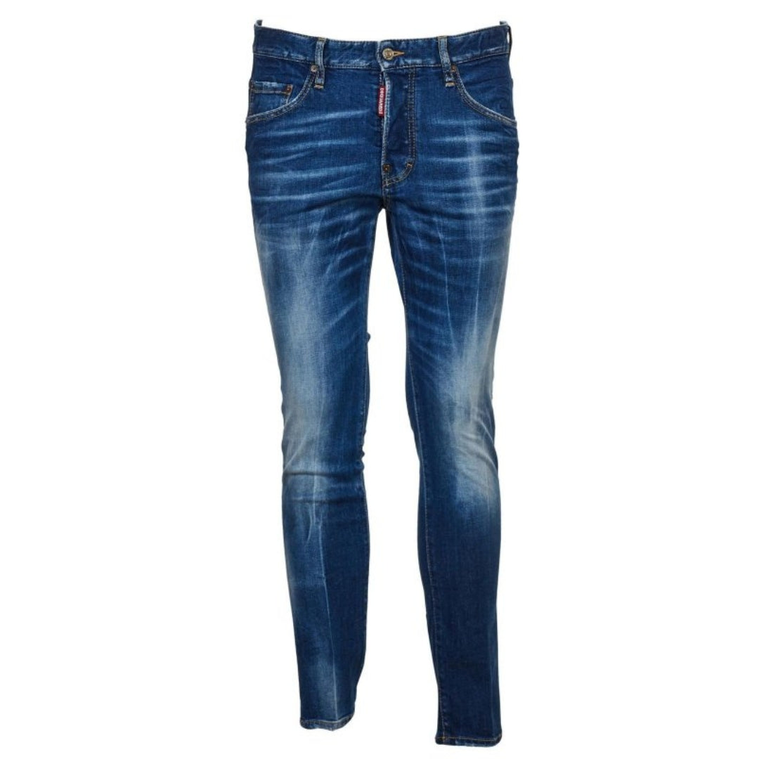Dsquared2 Skater Jean Marineblauwe Denim Broek