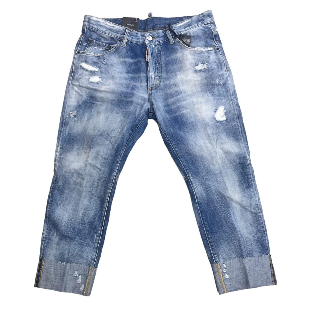 Dsquared2 Skater Jeans Blauwe Denim Broek