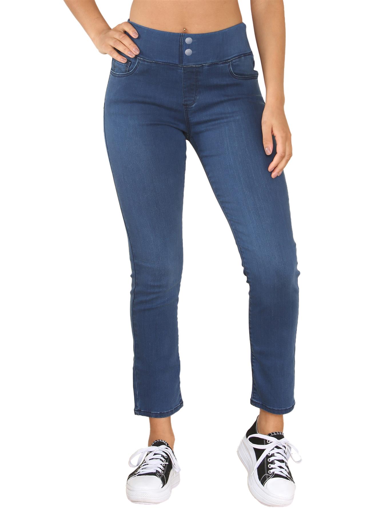 Enzo | Dames Wijde Taille Jeans