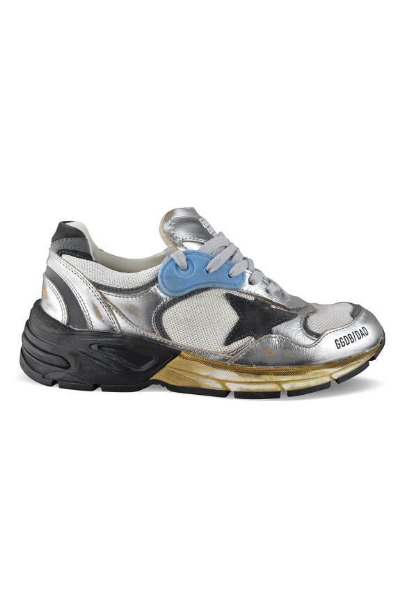 Golden Goose Deluxe Brand Sneakers Rennende vader Grijs