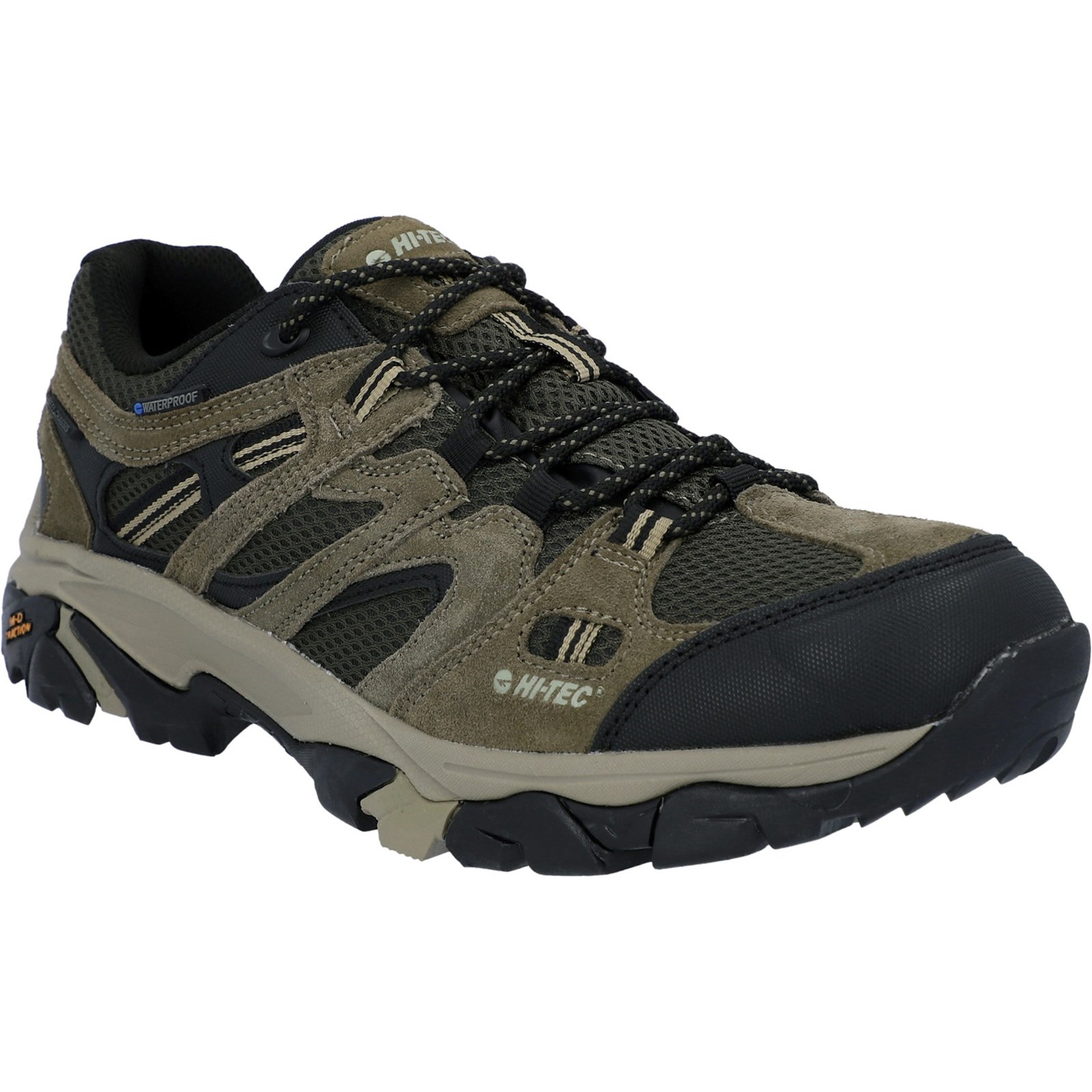 Hi-Tec Apex Lite Low Heren Wandelschoenen Van Polyester In Taupe