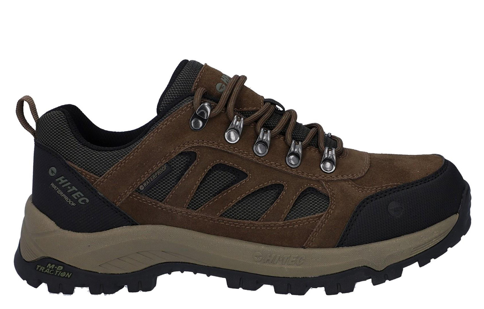 Hi-Tec Bandera Expedition Low Leren Herenschoenen Voor Wandelen In Rokerig Bruin/Khaki