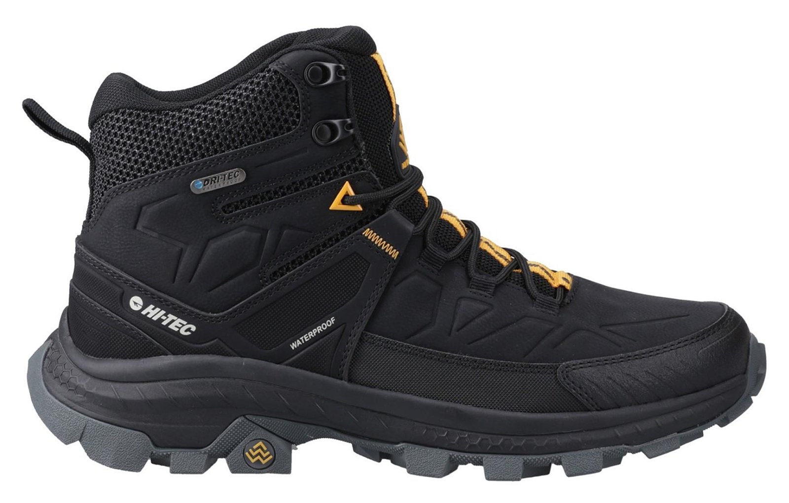 Hi-Tec Rainier Heren Wandelschoenen Van Zwart Polyester