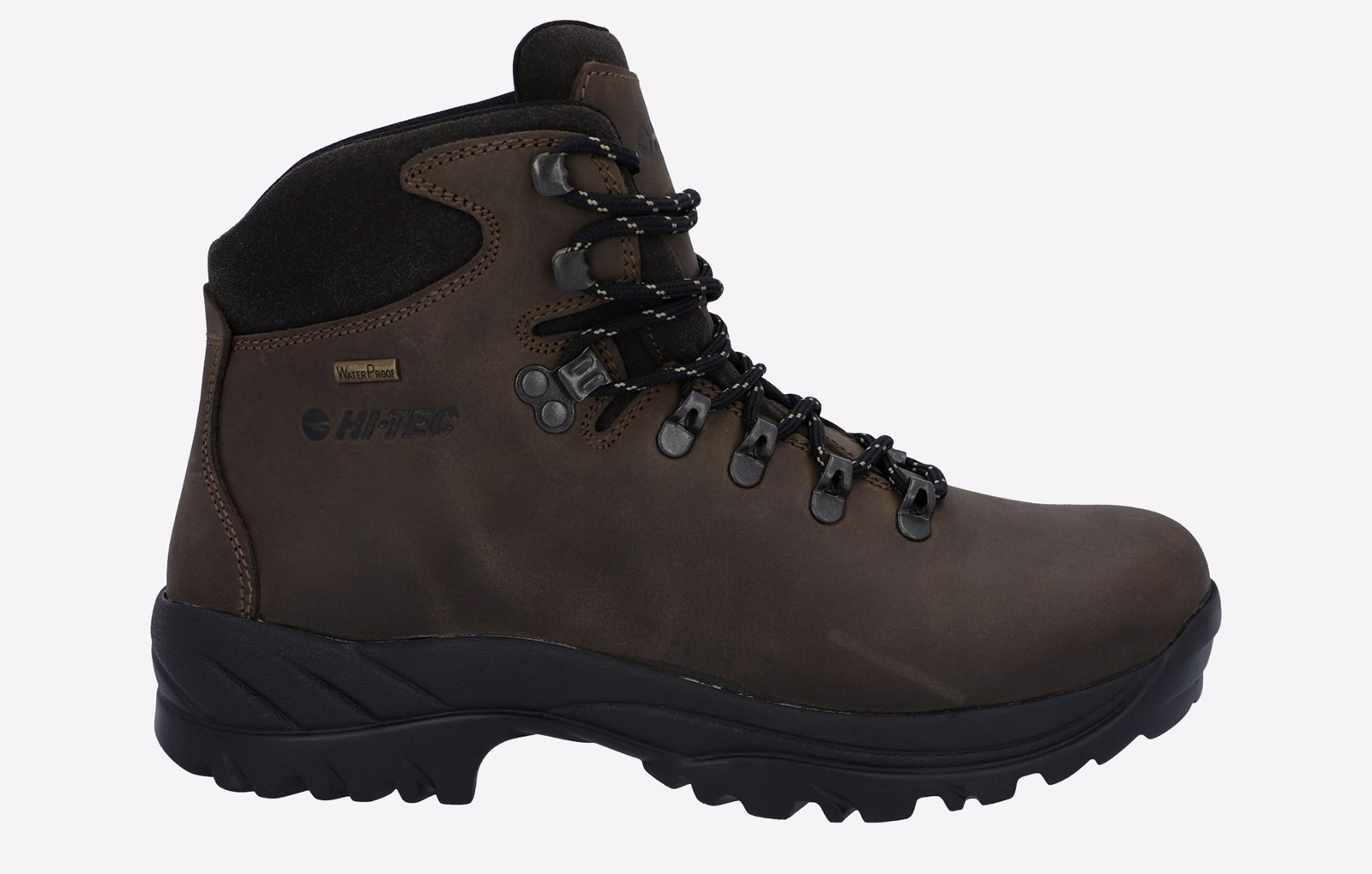 Hi-Tec Ravine Leren Heren Bruine Wandelschoenen