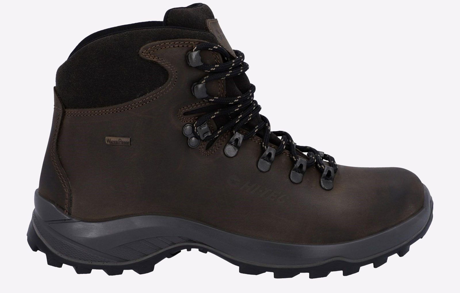 Hi-Tec Ravine Lite Leren Heren Bruine Wandelschoenen