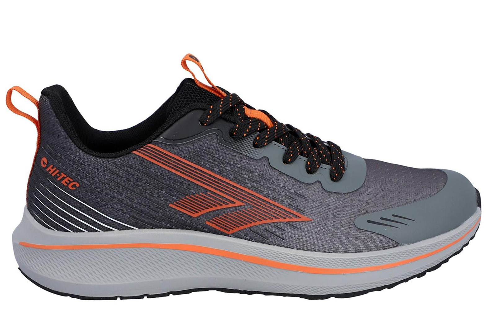 Hi-Tec Santorini Heren Sneakers Van Polyester In Zwart/Stille Schaduw