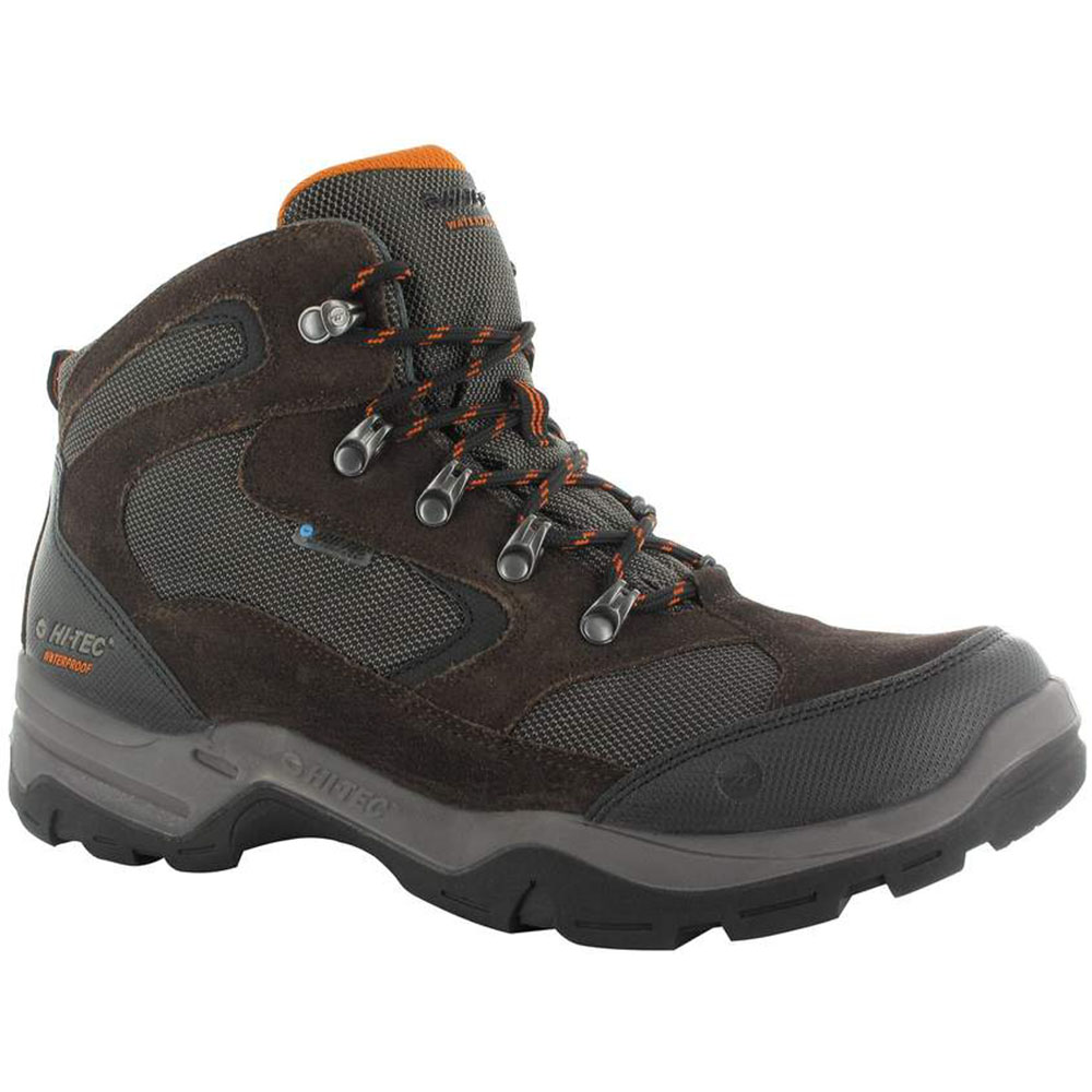 Hi-Tec Storm Heren Wandelschoenen Van Donkerbruin Suède