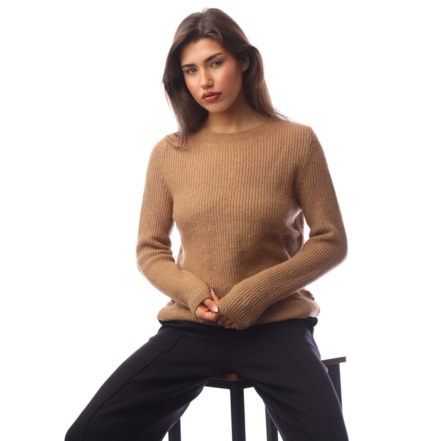 Hugo Boss Falodiene Trui voor dames in Beige