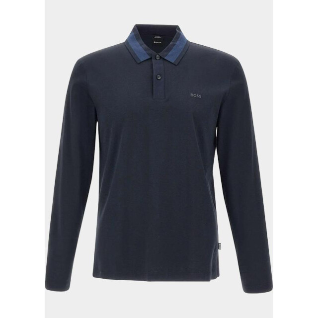 Hugo Boss Polo lange mouw h-pleins 200 10273705 01 50549257/405