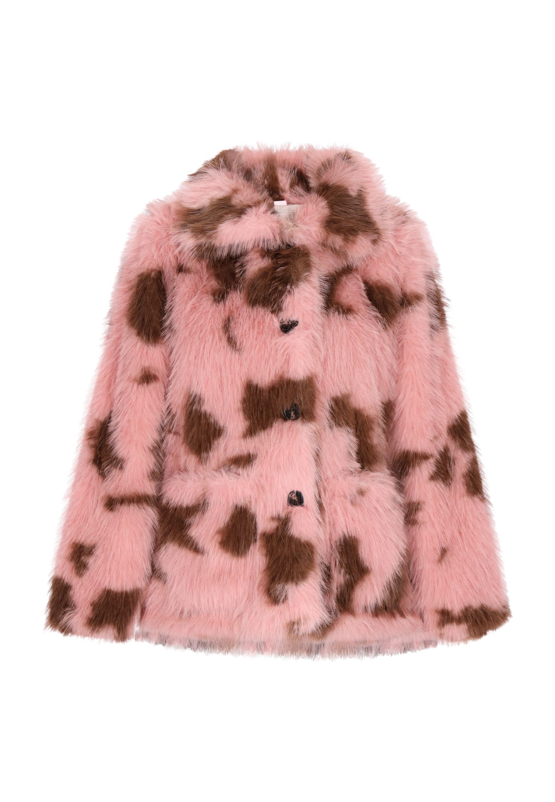 IZIA Jas Dames Roze bruin