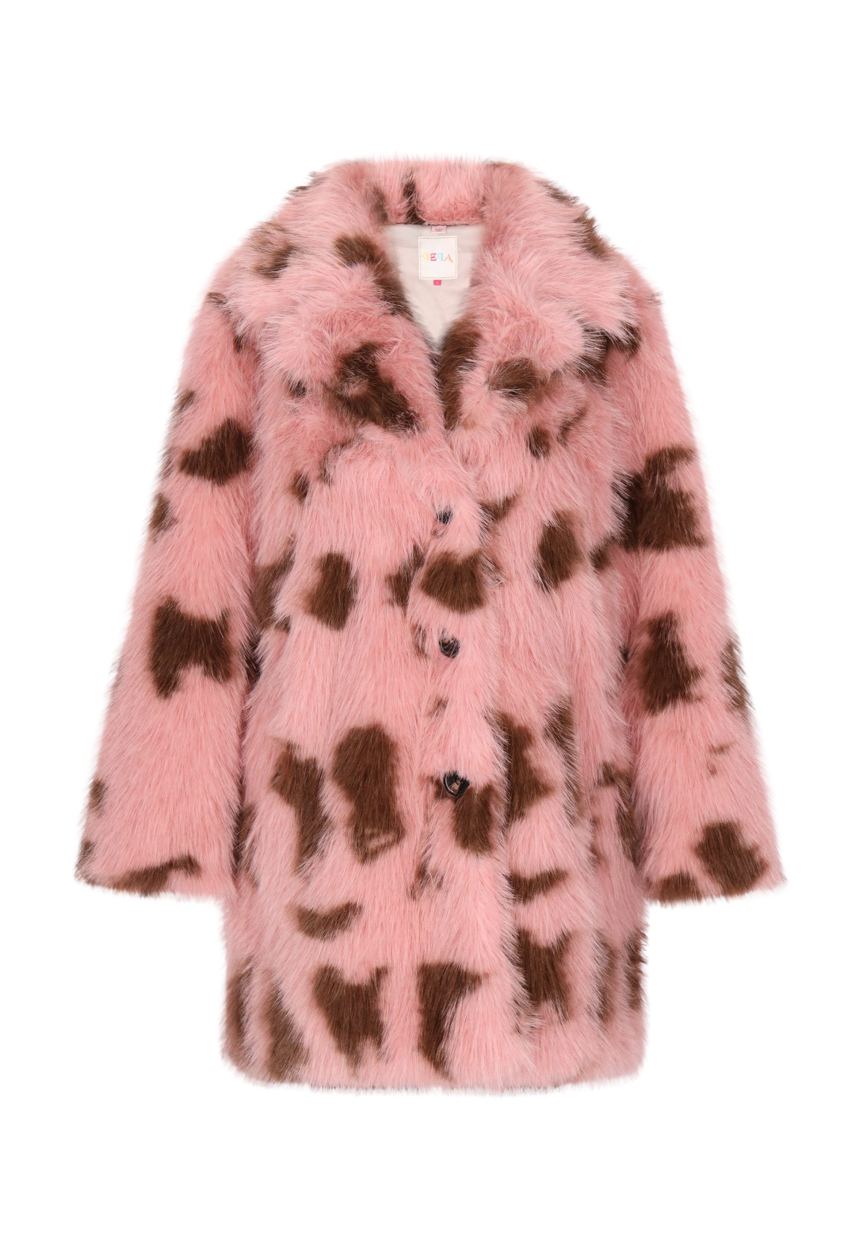 IZIA jas Dames Roze bruin