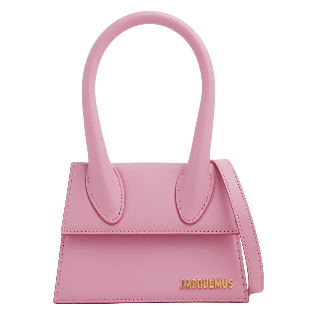 Jacquemus Le Chiquito Moyen lichtroze tas