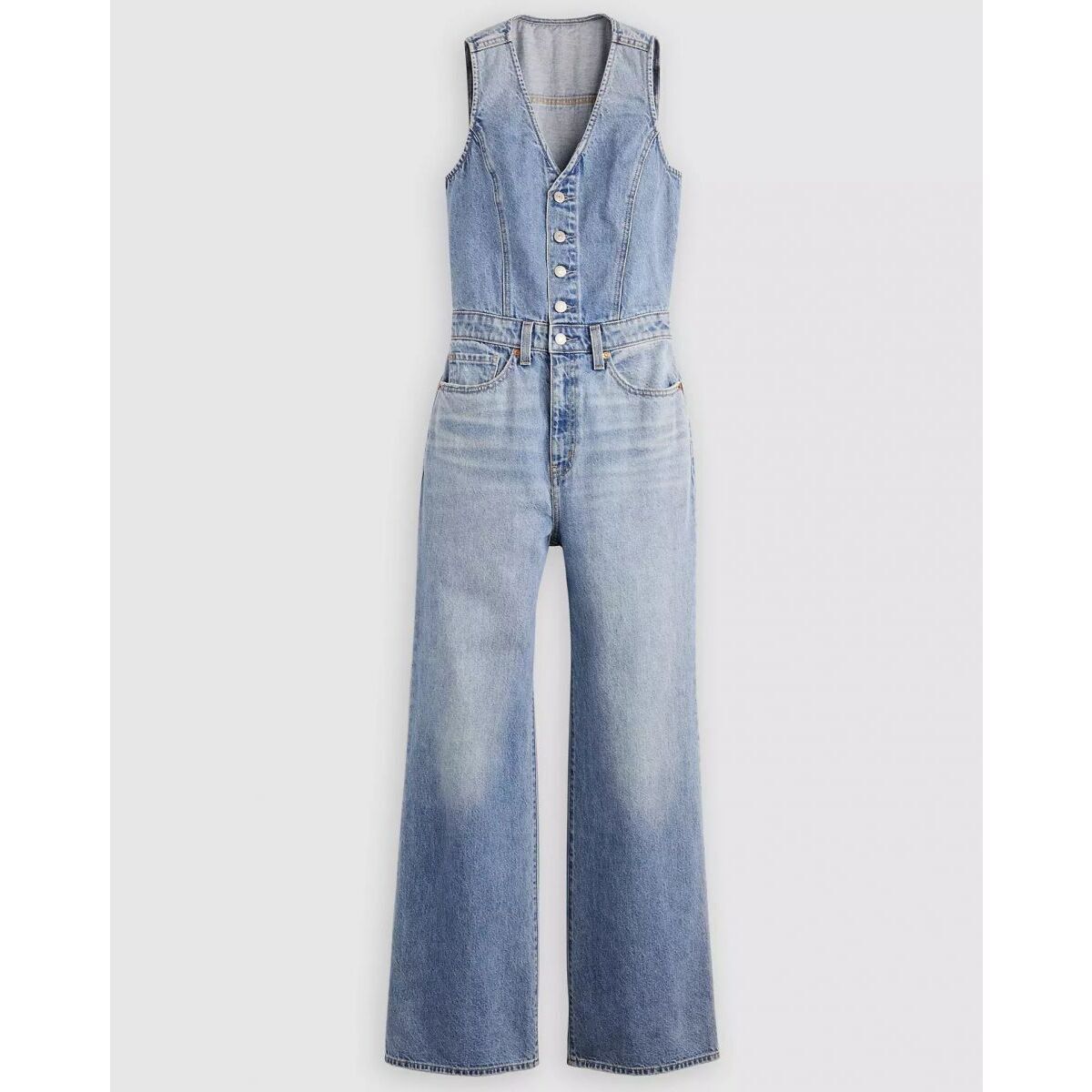 Jumpsui Levis 0002R 0001 - DNM VEST WIDELG JUMPSUIT-OWN IT