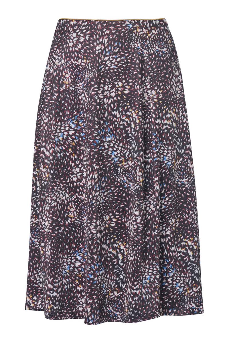 Lou Print Rok Bruin / Blauw