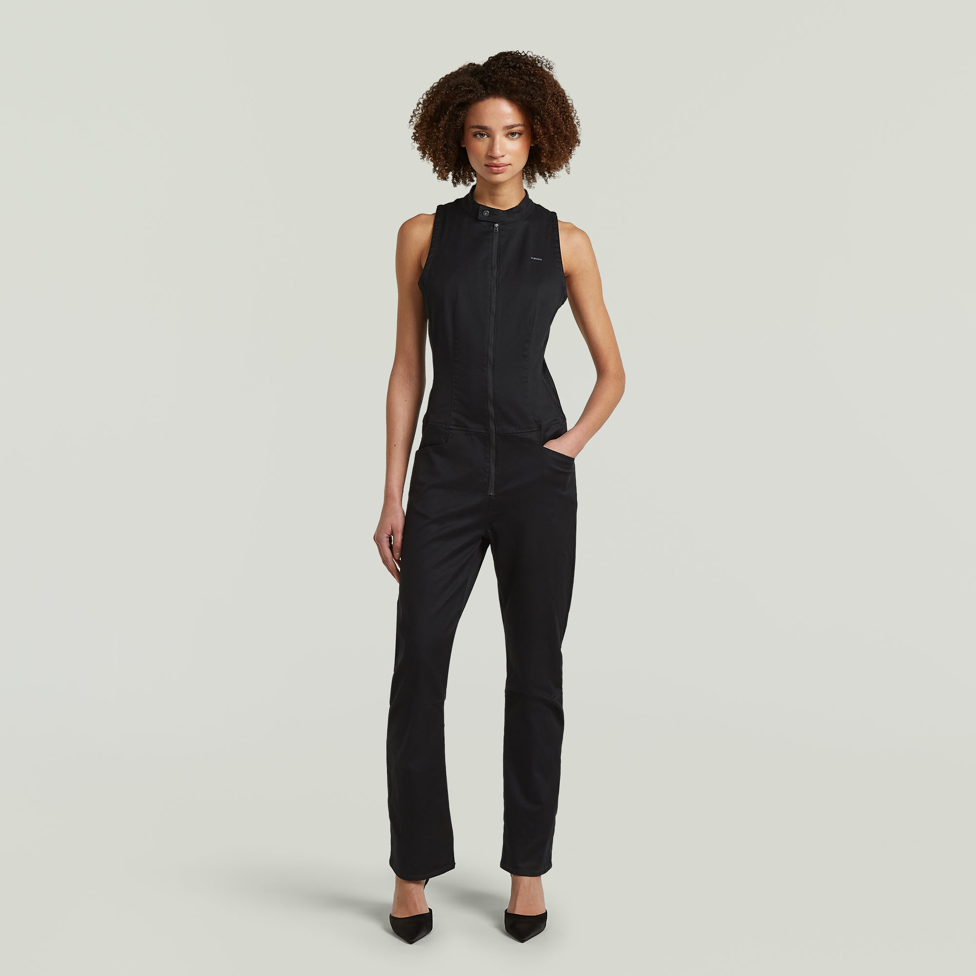 Lynn Jumpsuit - Zwart - Dames