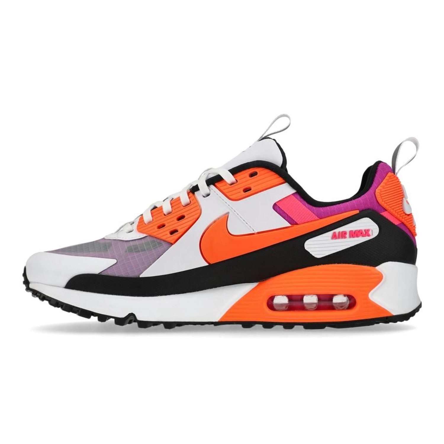 Nike Air Max 90 Drift White Hyper Crimson sneakers wit
