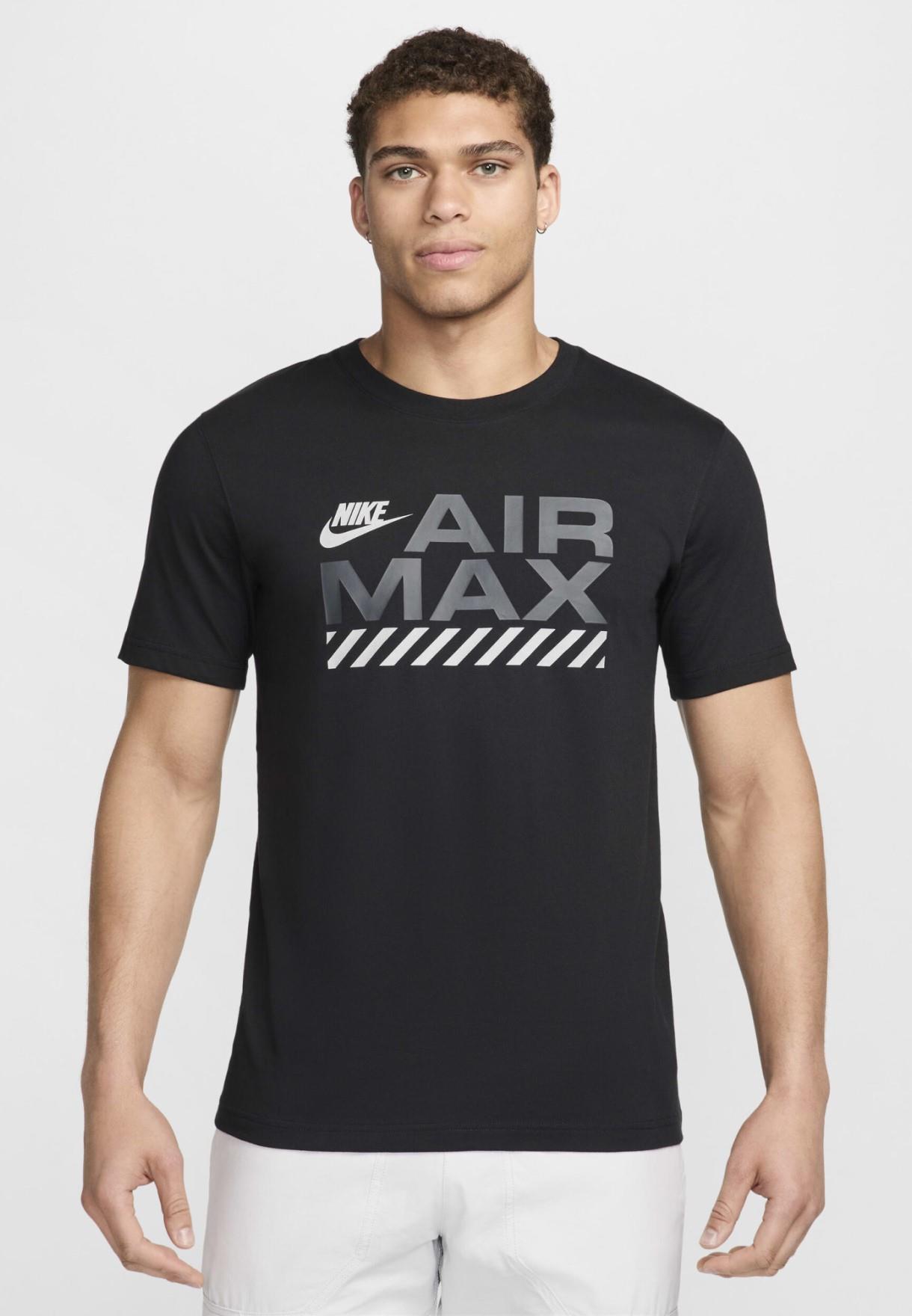 Nike Air Max Graphic T-shirt voor heren in zwart