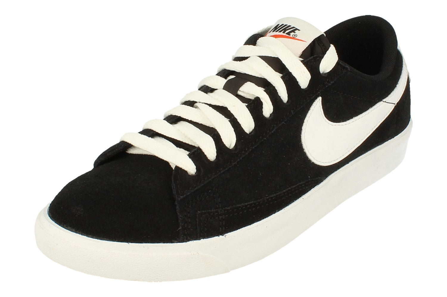 Nike Blazer Low Prm Vntg Suède Heren Zwarte Sneakers