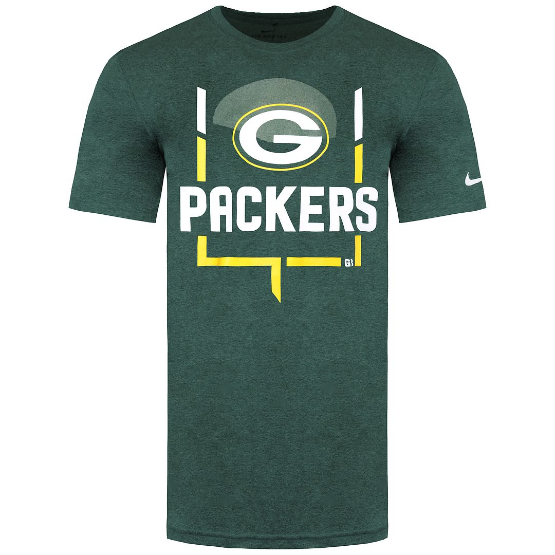 Nike NFL Green Bay Packers Legend Goal Post Heren Groen T-Shirt