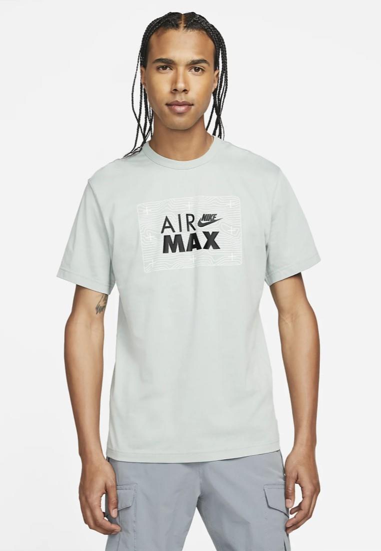 Nike Sportswear Retro Air Max T-shirt in stoffig grijs