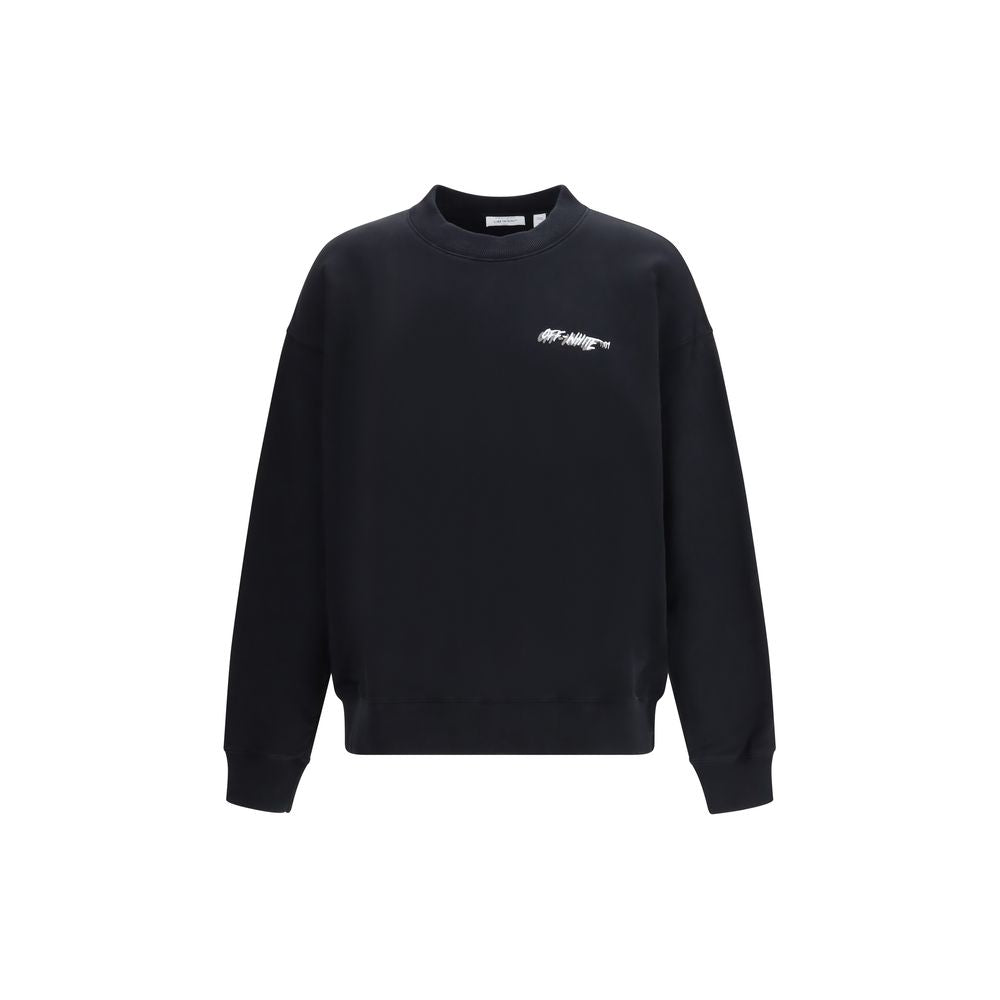 Off-White Zwarte Katoenen Sweater