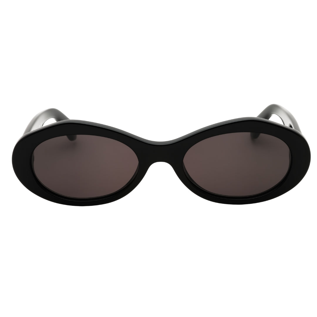 Off-white Edison Zwarte Ovale Zonnebril