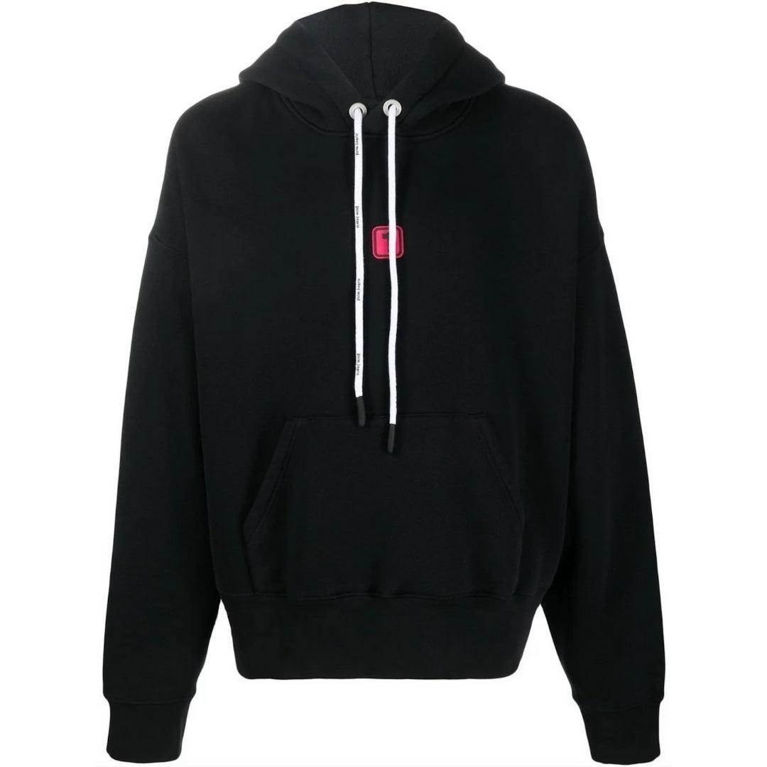 Palm Angels Bold Angels PXP-logo zwarte hoodie