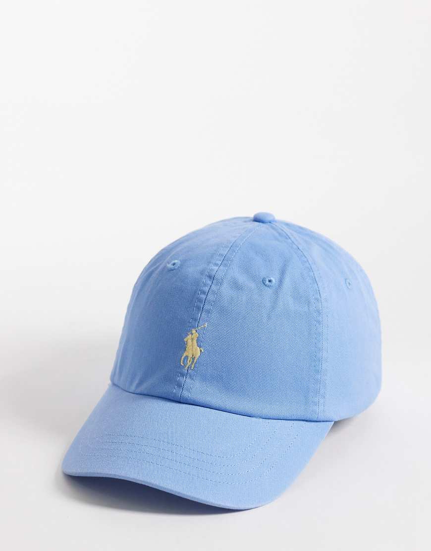 Polo Ralph Lauren - Baseballkappe in Pompano-Orange mit Pony-Logo-Grün