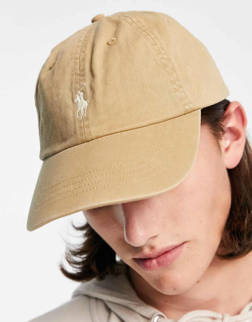 Polo Ralph Lauren - Kappe mit Pony-Logo in Hellbraun