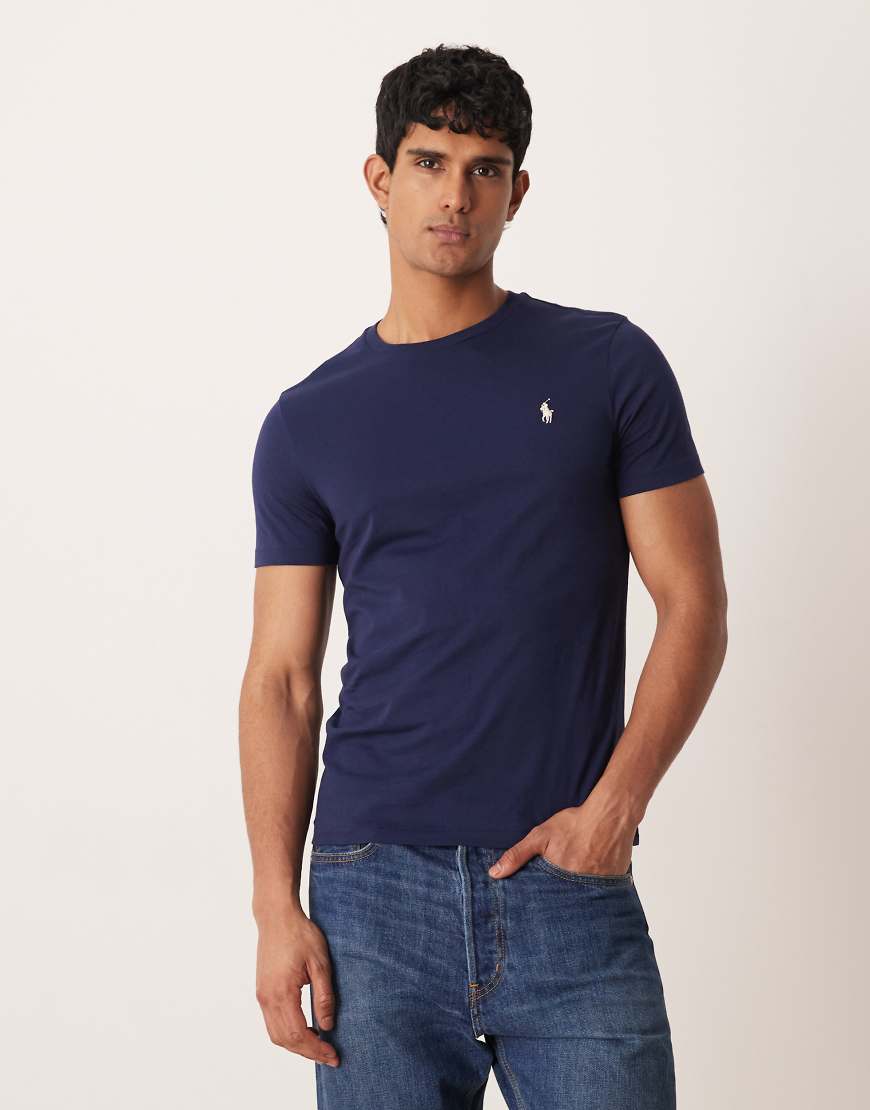 Polo Ralph Lauren - T-Shirt in Marineblau mit Markenlogo