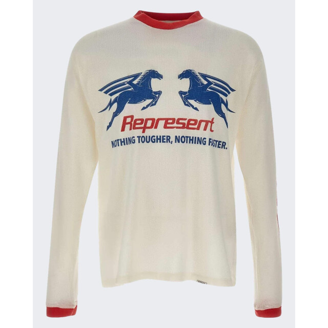 Represent Heren mesh pegasus long sleeve t-shi