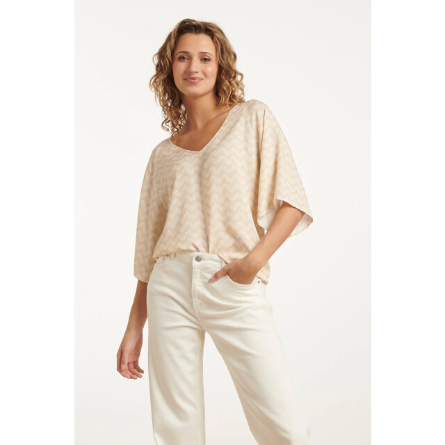 Smashed Lemon 25066 schelpenprint top |