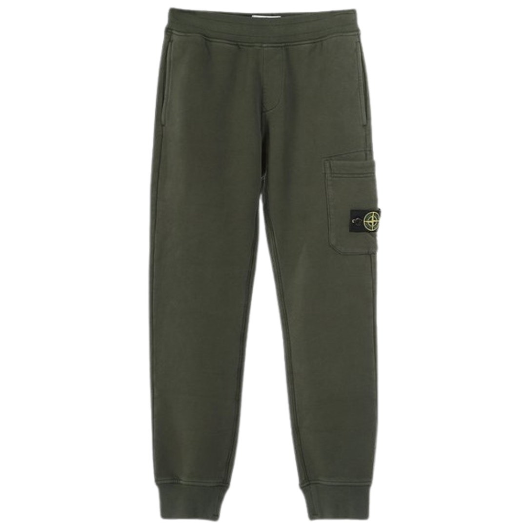 Stone Island Pocket Patch groene joggingbroek