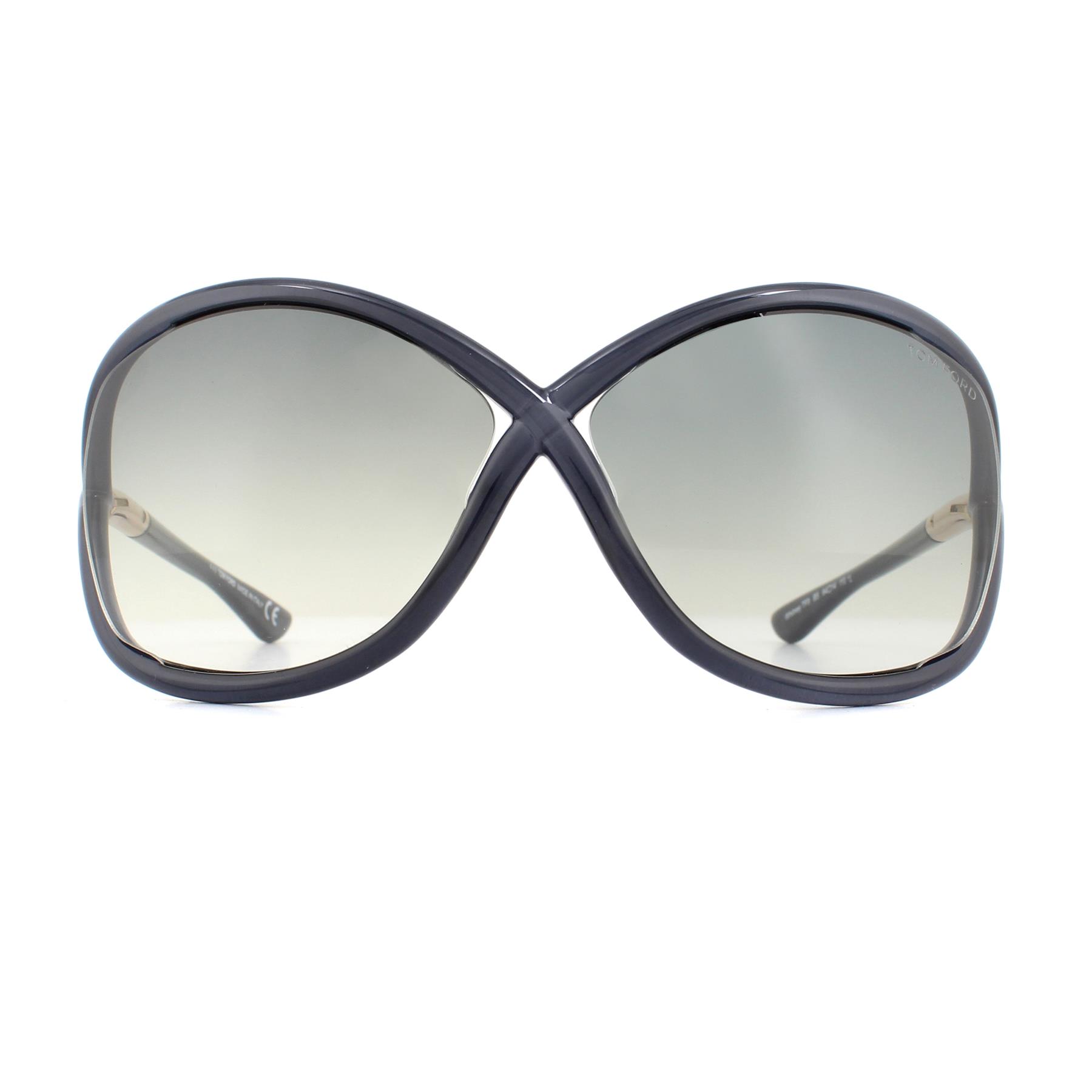 Tom Ford Zonnebril 0009 Whitney 0B5 Crystal Grijs Grijs Verloop
