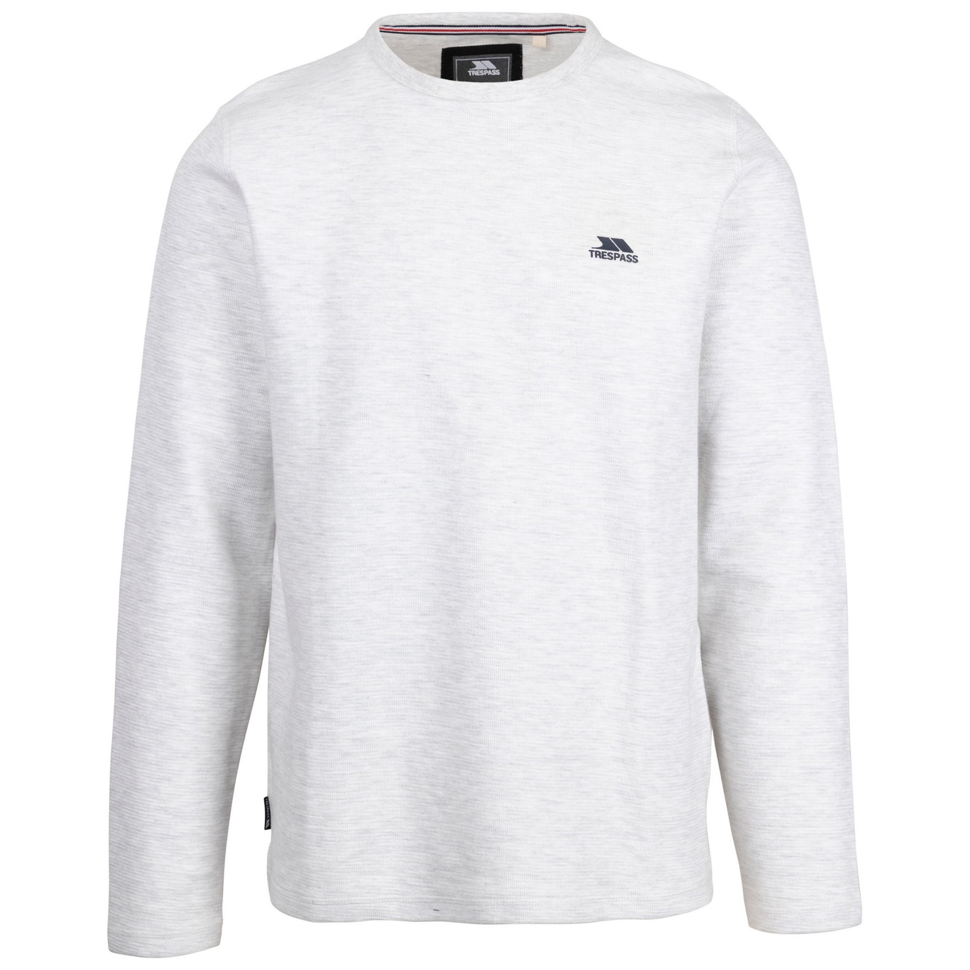 Trespass Heren Calverley Sweatshirt (Off White Marl)