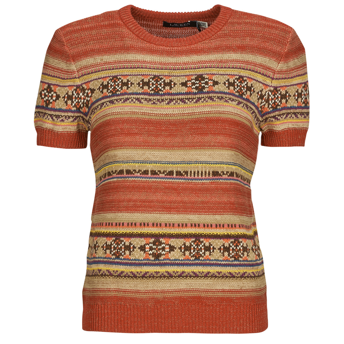 Trui Lauren Ralph Lauren EYELAH-SHORT SLEEVE-PULLOVER