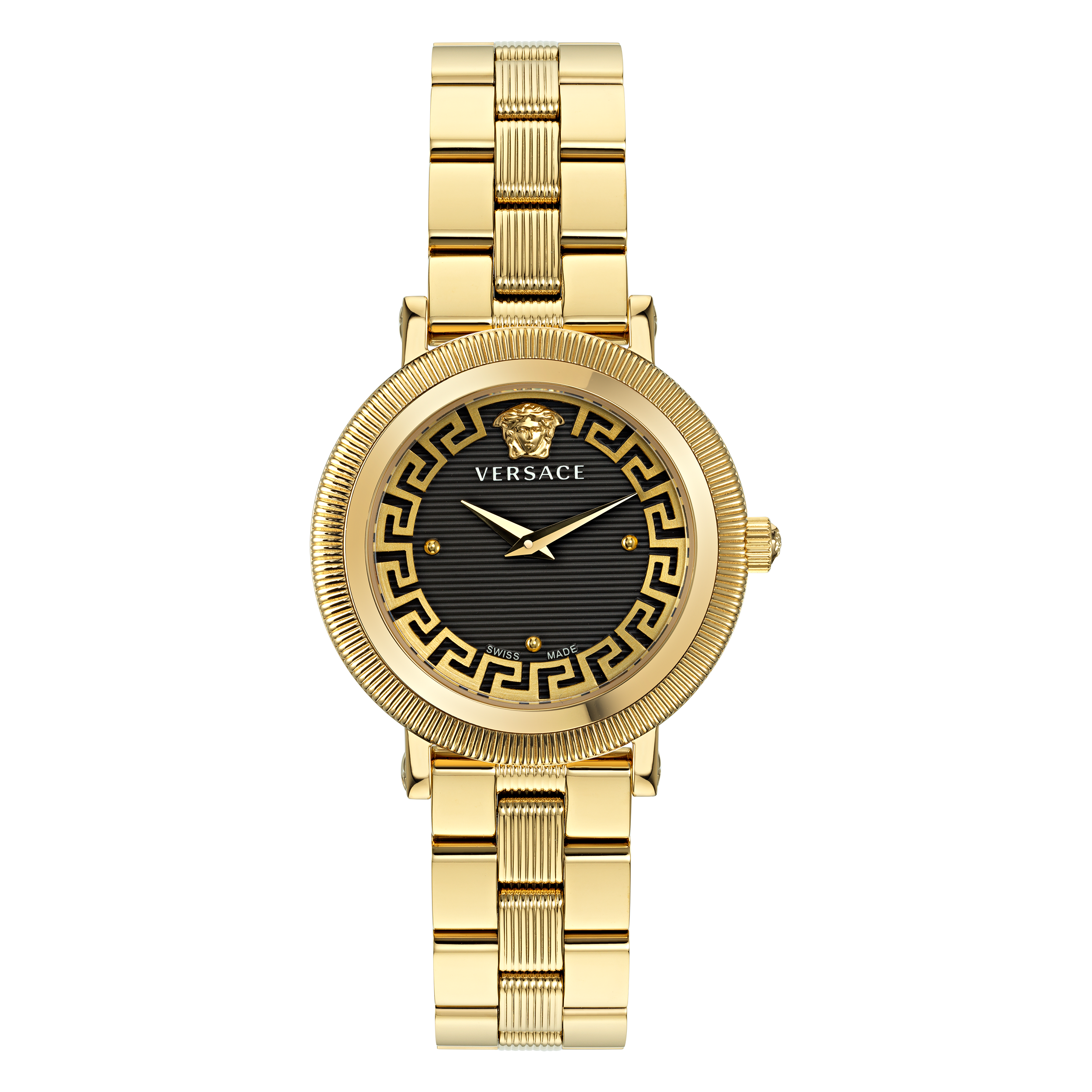 Versace Greca Flourish Dames Gouden Horloge VE7F00623