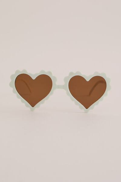 WE Fashion - Meisjes zonnebril - Gebroken wit - Maat: One Size