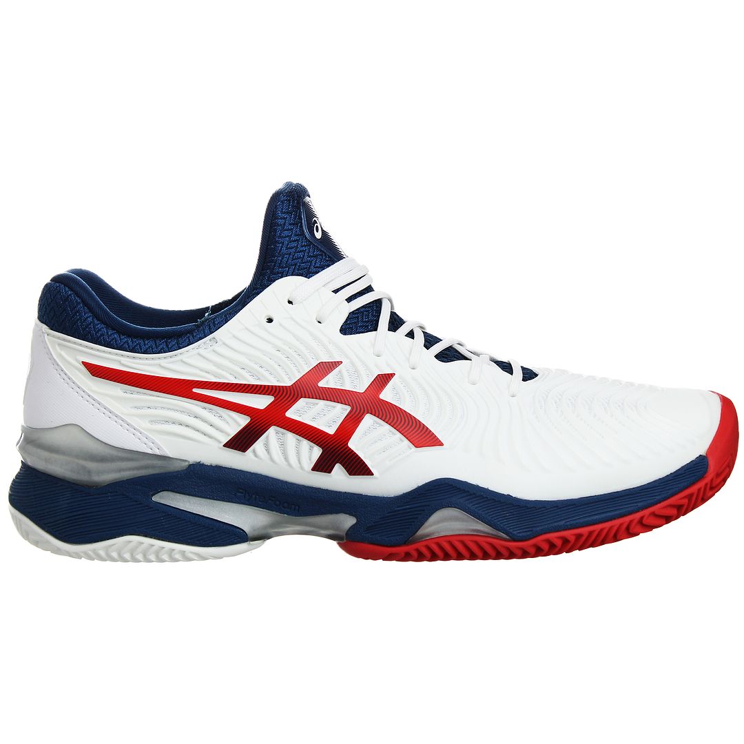 Asics Court FF 2 Clay Tennis Heren Witte Sneakers
