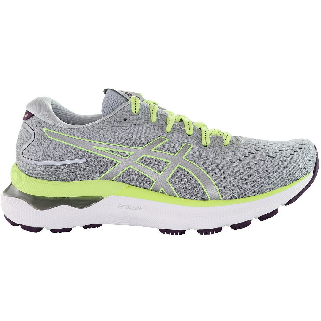 Asics Gel-Nimbus 24 Dames Grijze Hardloopschoenen