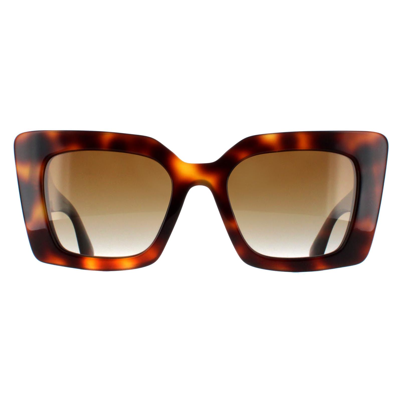 Burberry BE4344 Daisy 3316T5 licht havana bruin gradiÃ"nt gepolariseerde zonnebril