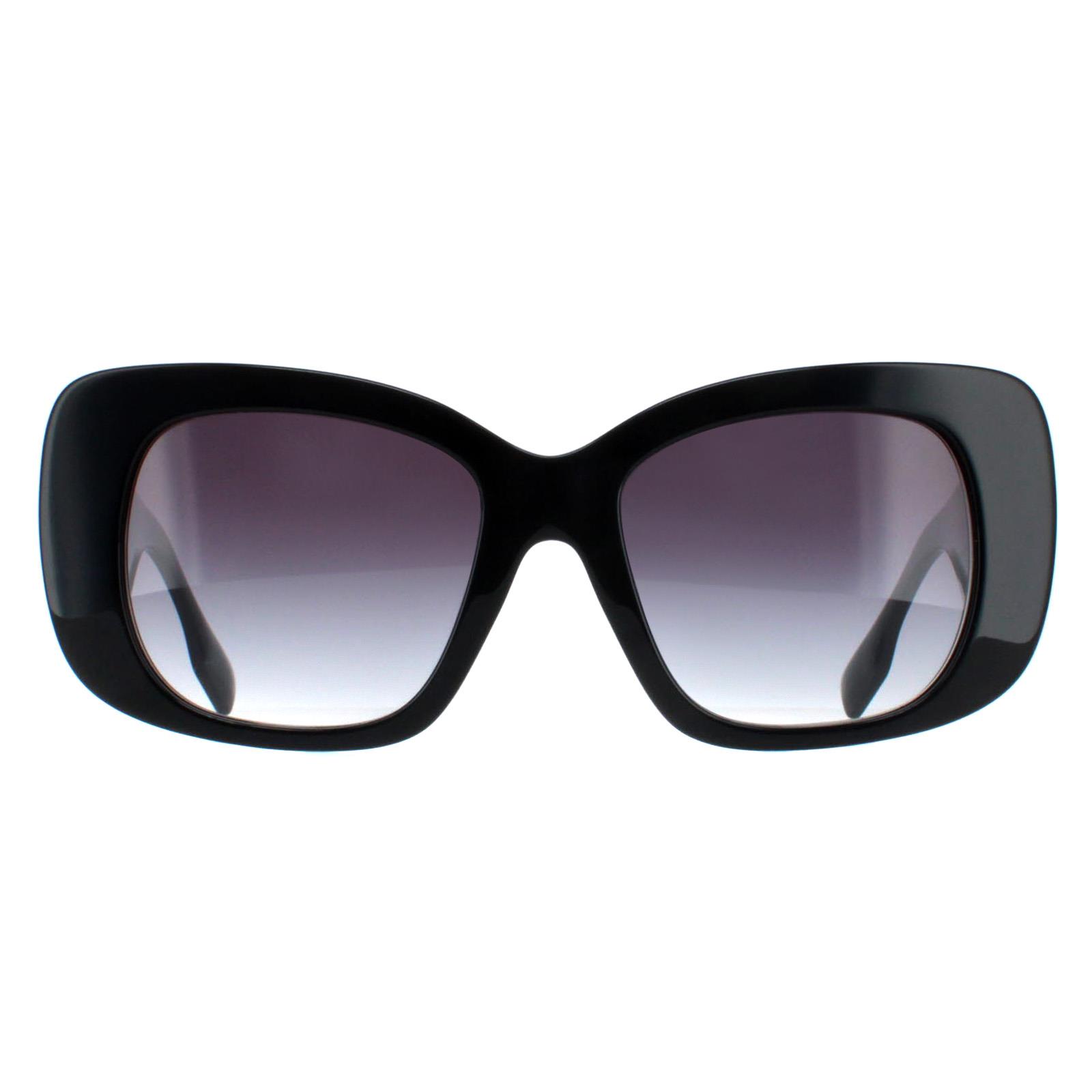 Burberry BE4410 30018G zwart grijs gradiÃ"nt zonnebril