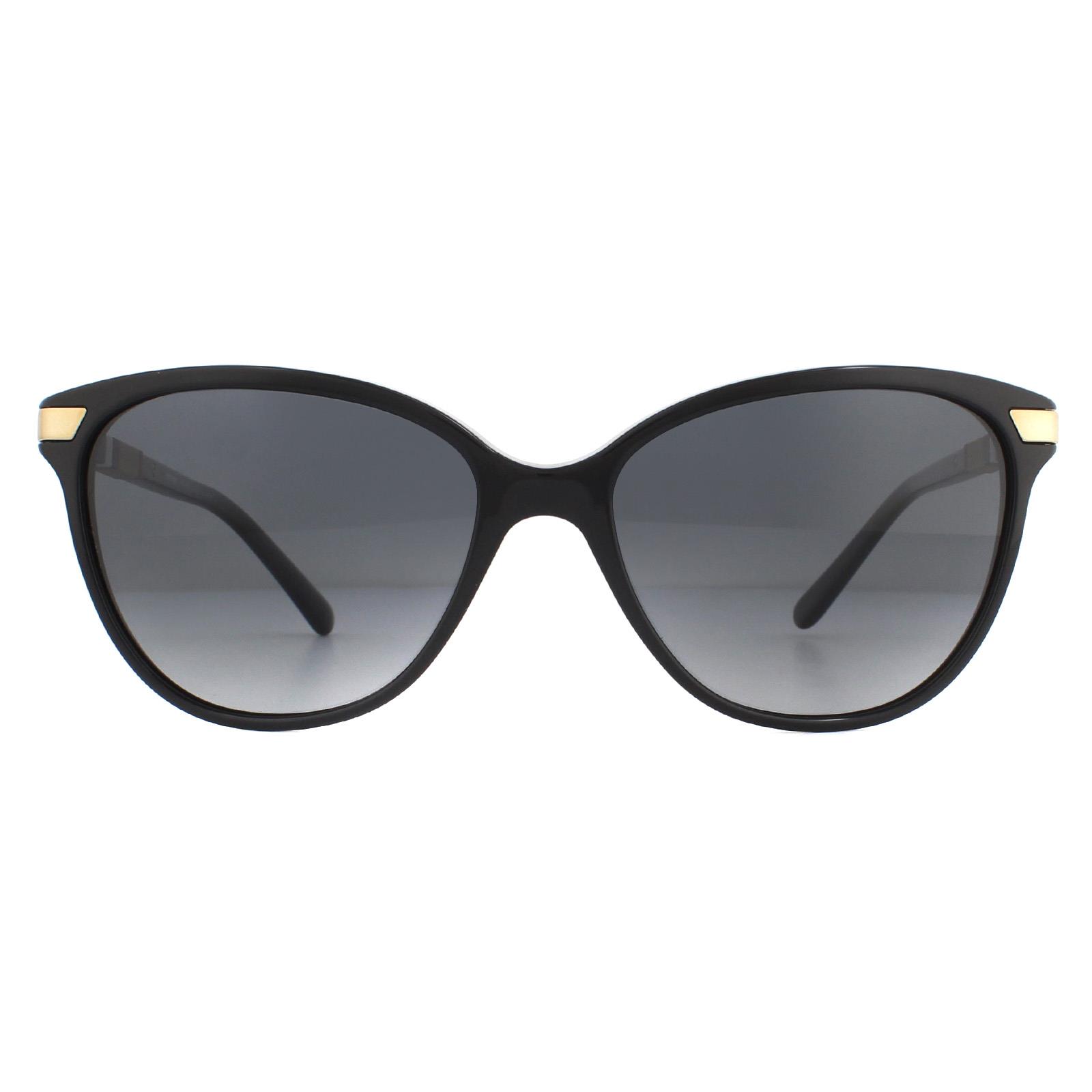 Burberry Zonnebril Be4216 3001T3 Zwart Grijze Verloop Gepolariseerd
