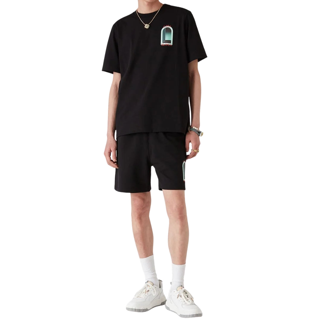 Casablanca L'arche Design Zwart T-shirt