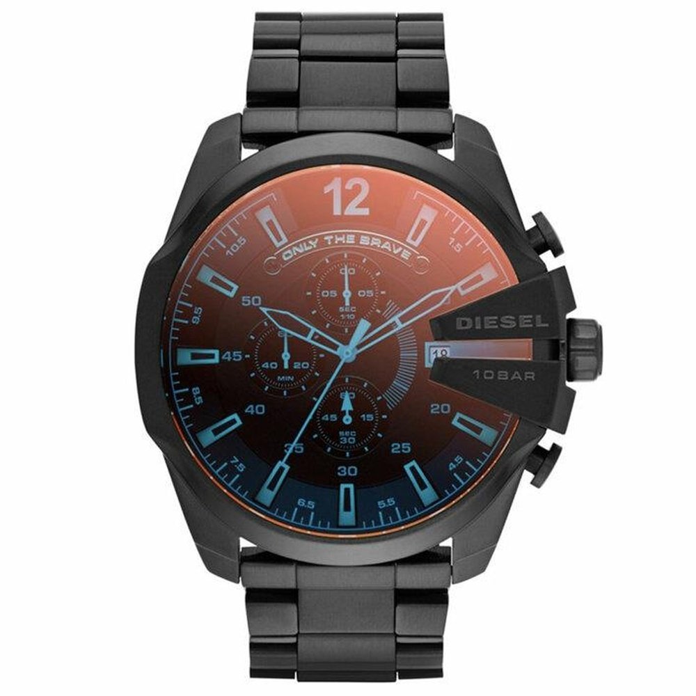 Diesel DZ4318 Mega Quartz Roestvrijstalen Herenhorloge