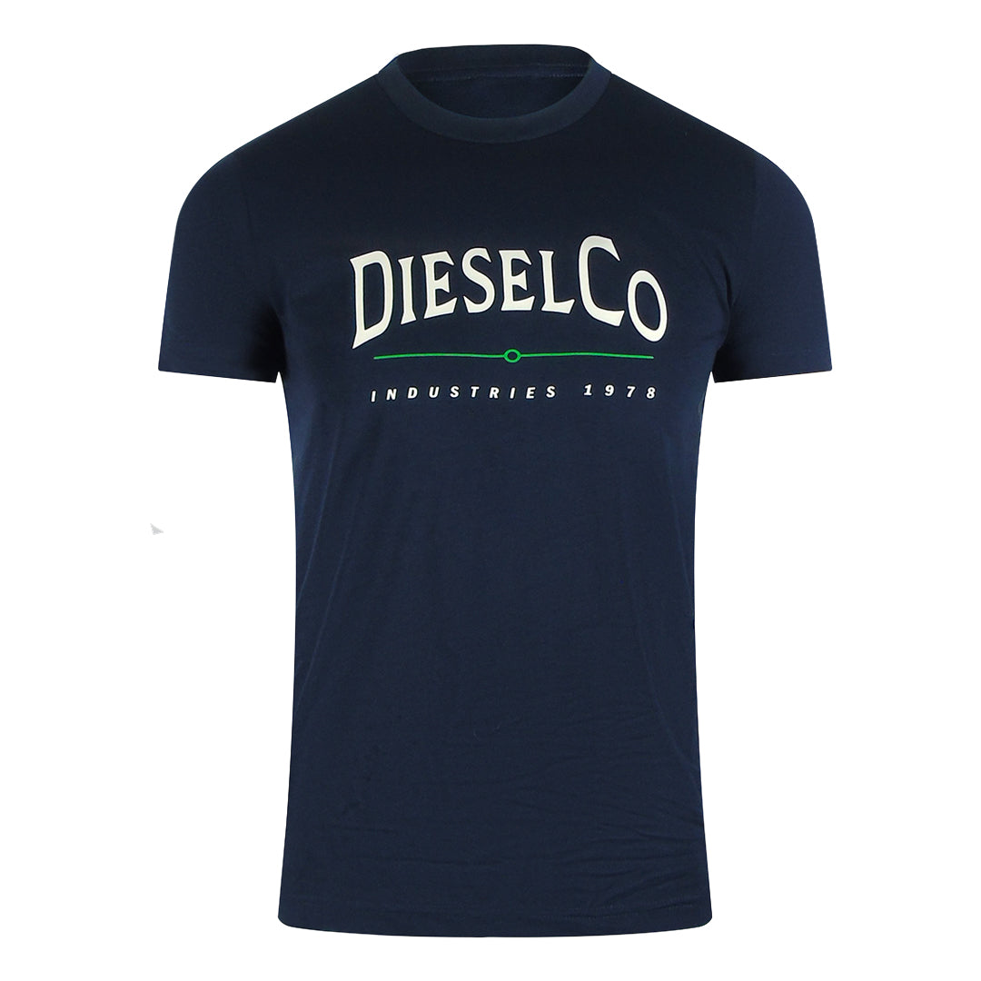 Diesel Industries Marineblauwe T-shirt