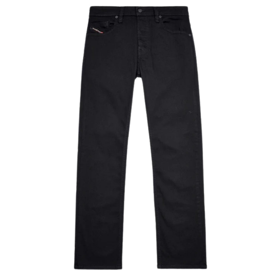 Diesel Larkee-X zwarte denim jeans met rechte pasvorm