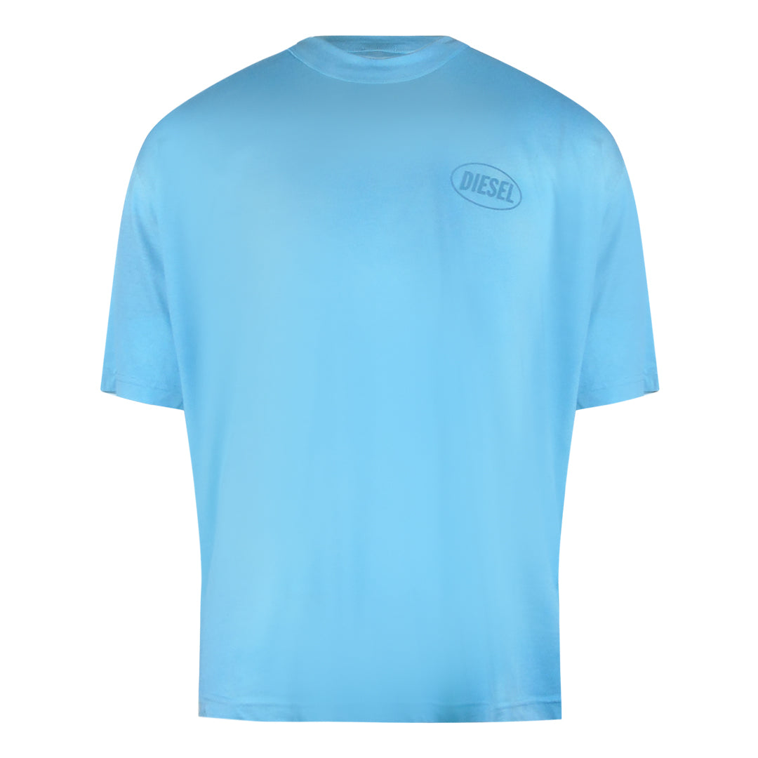 Diesel Montone Logo Blauw T-shirt