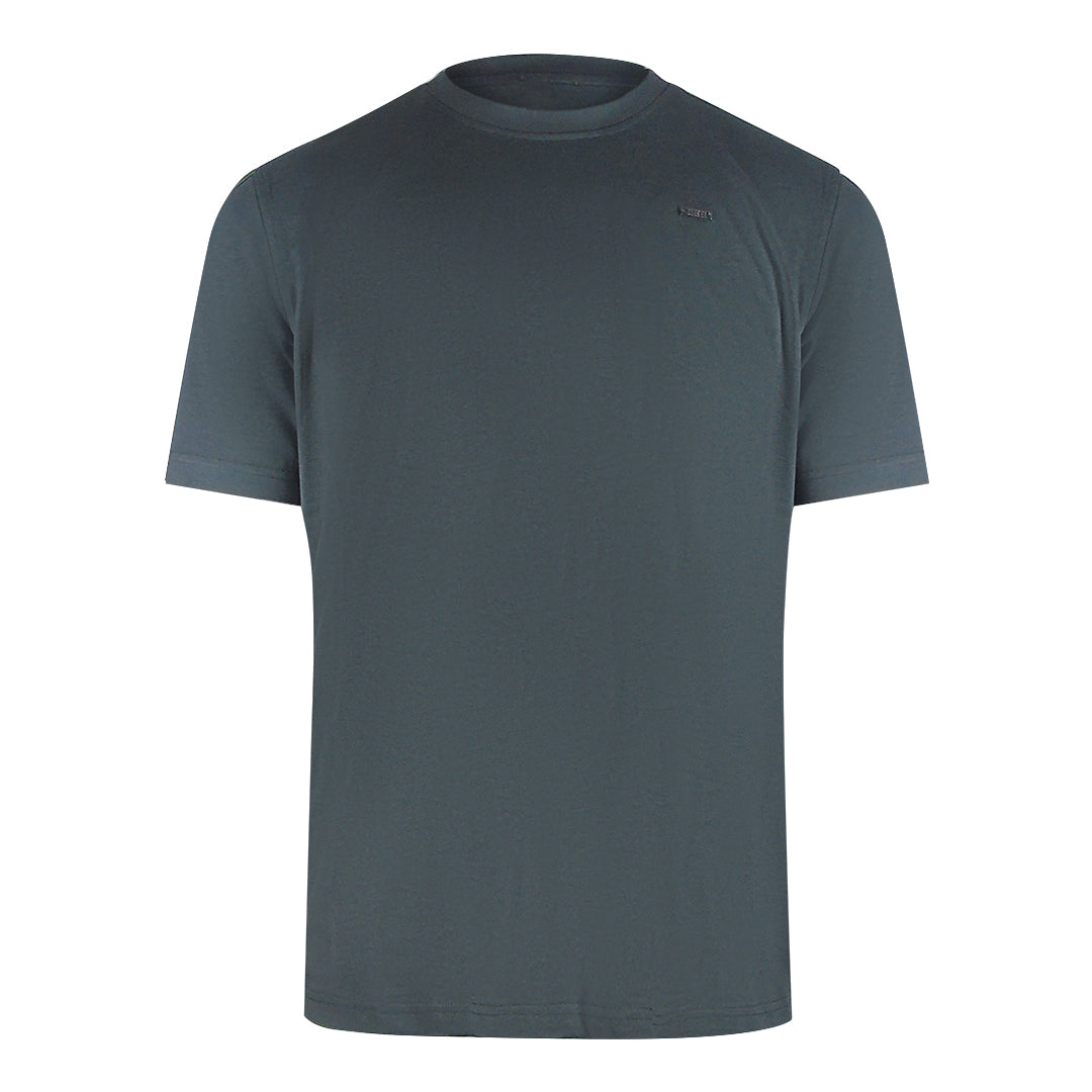 Diesel T-shirt Met Klein Logo (grijs)